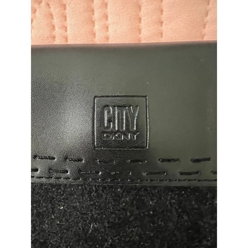 City DYNK Wool/Leather Purse Over Shoulder Flat & Long - Picture 3 of 9